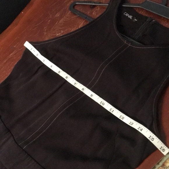 Canal 🇧🇷 Back Zip Jumpsuit with Contrast Stitches - Picture 13 of 16